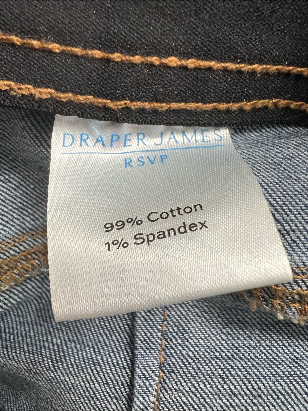 Draper James RSVP cropped Dark Blue Wide-Leg Women’s Jeans - Picture 4 of 5